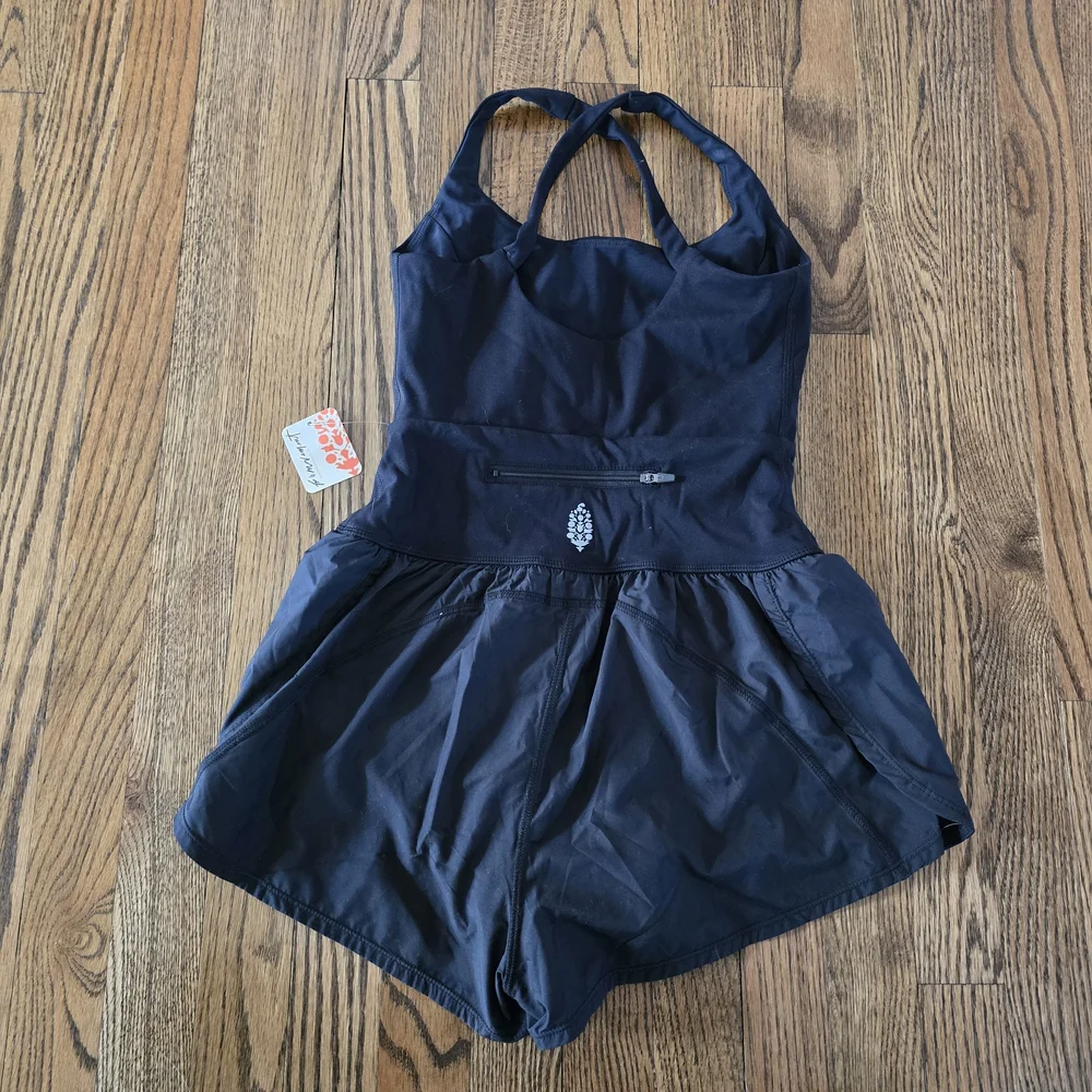 FP Movement by Free People Black Romper Athletic Shorts XS